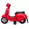 Elektrisches Aufsitzfahrzeug Jamara Vespa Mini Roller – batteriebetrieben, 4 Räder, für Kinder ab 1,6 Jahren, Lichter, Farben: schwarz/rot