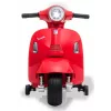 Elektrisches Aufsitzfahrzeug Jamara Vespa Mini Roller – batteriebetrieben, 4 Räder, für Kinder ab 1,6 Jahren, Lichter, Farben: schwarz/rot