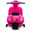Elektrisches Aufsitzfahrzeug Jamara Vespa Mini Roller, batteriebetrieben, 4 Räder, ab 1,6 Jahren, Lichter, schwarz oder pink