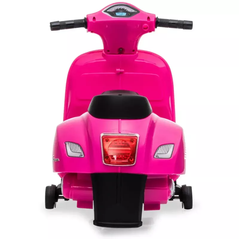 Elektrisches Aufsitzfahrzeug Jamara Vespa Mini Roller, batteriebetrieben, 4 Räder, ab 1,6 Jahren, Lichter, schwarz oder pink