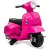Elektrisches Aufsitzfahrzeug Jamara Vespa Mini Roller, batteriebetrieben, 4 Räder, ab 1,6 Jahren, Lichter, schwarz oder pink