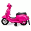 Elektrisches Aufsitzfahrzeug Jamara Vespa Mini Roller, batteriebetrieben, 4 Räder, ab 1,6 Jahren, Lichter, schwarz oder pink