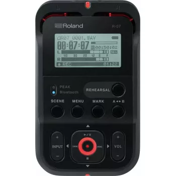 Digitaler Audiorekorder Roland R-07-BK