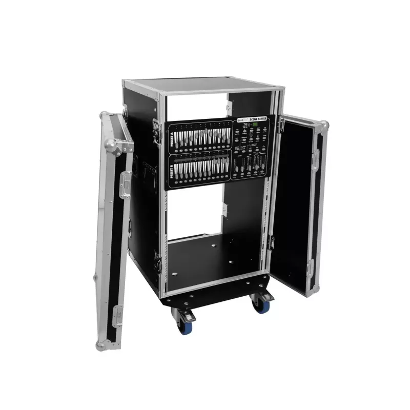Hardcase Roadinger 30109132 Aluminium Schwarz Silber 555x630x985mm