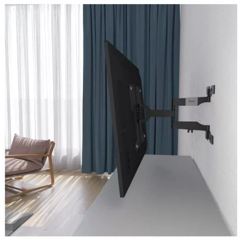 Hama 00220852 TV-Wandhalterung 2,29 m (90 Zoll) Schwarz
