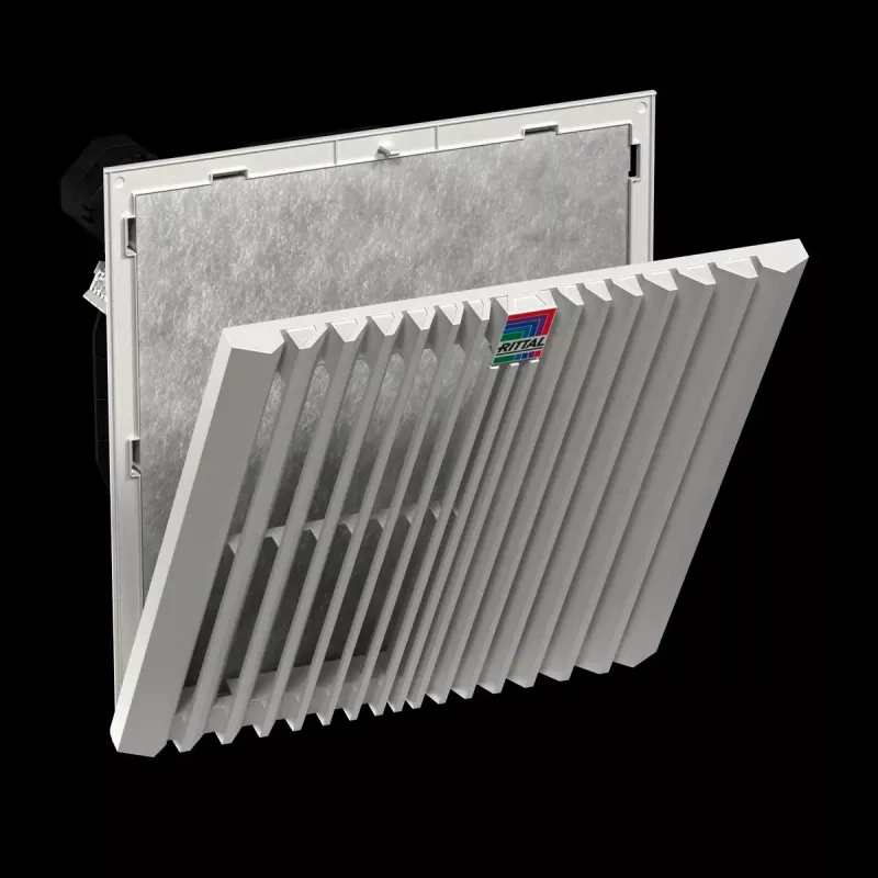 Rack-Zubehör Rittal 3244.700 Einbaulüfter 910 m³/h 1 Lüfter Weiß