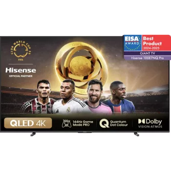 Hisense 100E77NQ PRO 2,54 m (100 Zoll) 4K Ultra HD Smart-TV Wi-Fi Schwarz 500 cd/m²