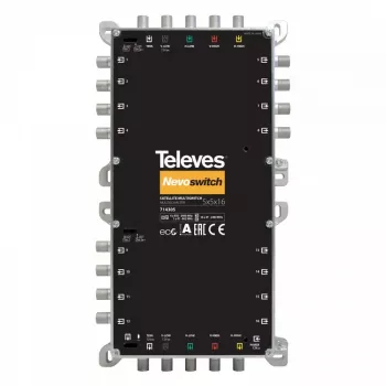 Satelliten-Multischalter Televes MS512NCQ 5 Eingänge 12 Ausgänge
