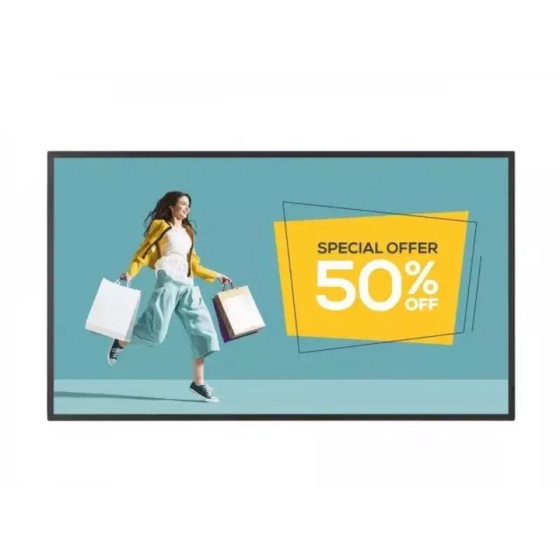 Sharp PN-HY431 Digital Signage Flachbildschirm 109,2 cm (43 Zoll) TFT 500 cd/m² 4K Ultra HD Schwarz 24/7
