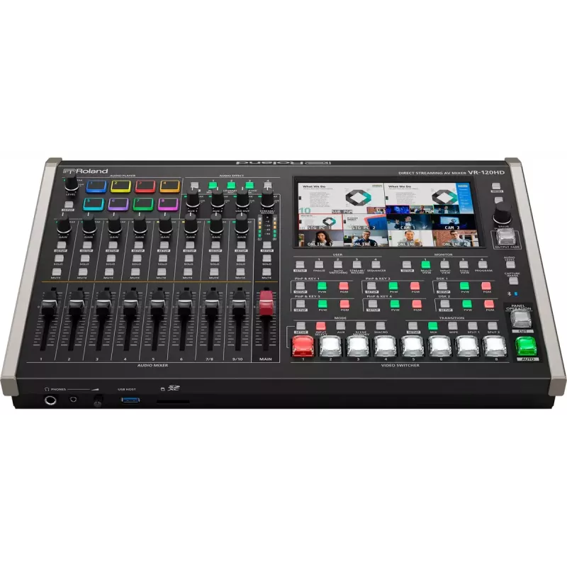 Audio mixer Roland VR-120HD 42 Kanäle 24 Bit 48 kHz Schwarz