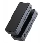 eSTUFF GLB232006 Laptop-Dockingstation/Port-Replikator Kabelgebunden USB 3.2 Gen 1 (3.1 Gen 1) Typ-C Aluminium, Schwarz