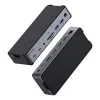 eSTUFF GLB232006 Laptop-Dockingstation/Port-Replikator Kabelgebunden USB 3.2 Gen 1 (3.1 Gen 1) Typ-C Aluminium, Schwarz