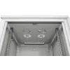 Intellinet 19-Zoll Netzwerkschrank – freistehend, 32HE, 800x800mm (Breite x Tiefe), Grau, Flatpack, max. 1500kg, Mehrpunkt-Türverriegelung, ein Schloss pro Seitenwand, nutzbare Tiefe 123 bis 573mm, IP20, Rack, Stahl