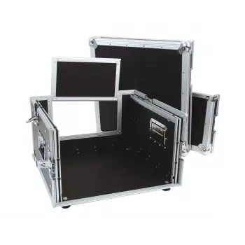 Flightcase Roadinger 30110003 Sperrholz Schwarz Silber 11 kg