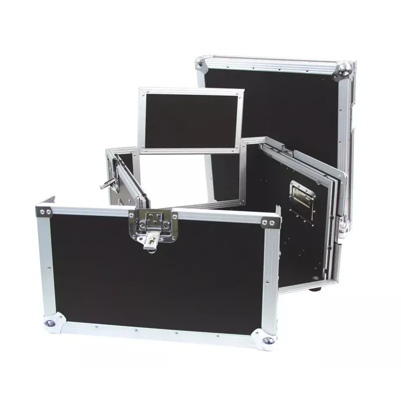 Flightcase Roadinger 30110003 Sperrholz Schwarz Silber 11 kg