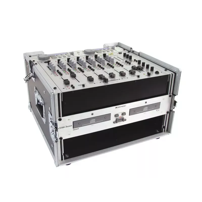 Flightcase Roadinger 30110003 Sperrholz Schwarz Silber 11 kg