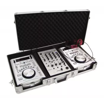 Flightcase Roadinger 30125340 Sperrholz Silber 5,9 kg