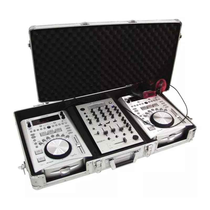 Flightcase Roadinger 30125340 Sperrholz Silber 5,9 kg