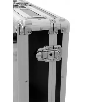 Flightcase Roadinger 30125346 DJ-Controller Sperrholz Schwarz Silber