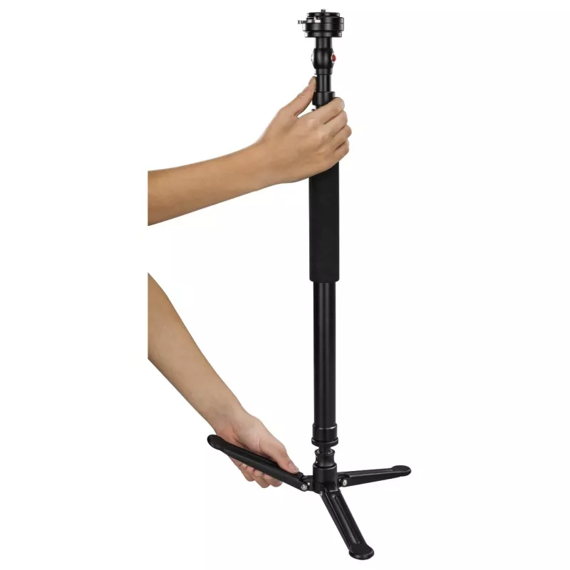 Hama Smooth Tripod 1/4 Zoll Aluminium Schwarz Rose