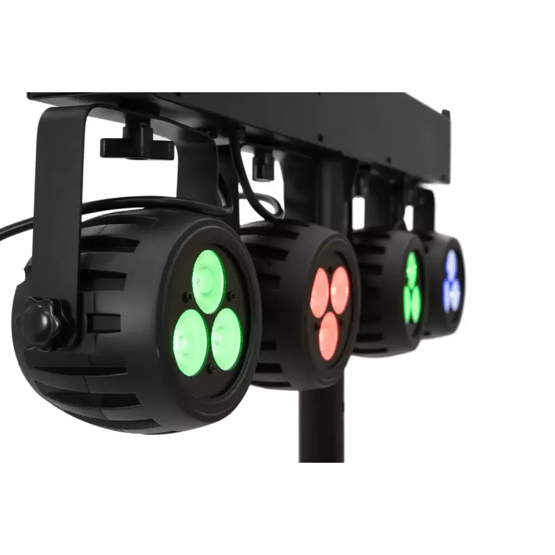 Stromschienenstrahler Eurolite 42109606 LED für den Innenbereich rund schwarz