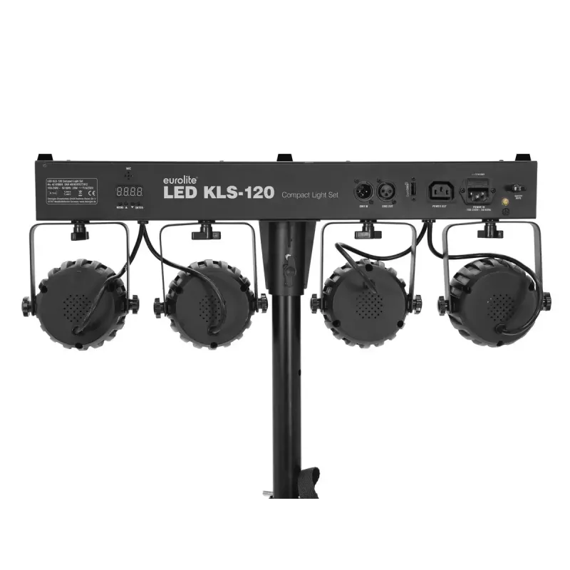 Stromschienenstrahler Eurolite 42109606 LED für den Innenbereich rund schwarz