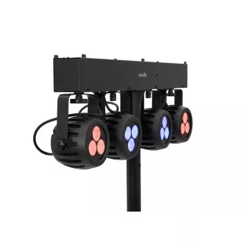 Stromschienenstrahler Eurolite 42109606 LED für den Innenbereich rund schwarz