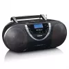 Persönlicher CD-Player Lenco SCD-600 Schwarz Silber DAB+ FM PLL
