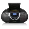 Persönlicher CD-Player Lenco SCD-600 Schwarz Silber DAB+ FM PLL