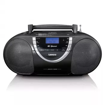 Persönlicher CD-Player Lenco SCD-600 Schwarz Silber DAB+ FM PLL