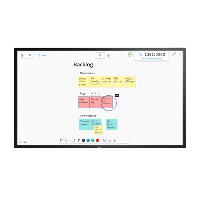 NEC MultiSync M861 IGB Digital Signage Flachbildschirm 2.18 m (86 Zoll) LCD 500 cd/m² 4K Ultra HD Schwarz Touchscreen 24/7