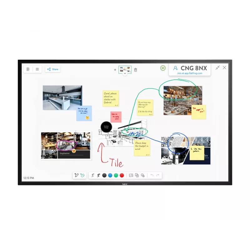 NEC MultiSync M861 IGB Digital Signage Flachbildschirm 2.18 m (86 Zoll) LCD 500 cd/m² 4K Ultra HD Schwarz Touchscreen 24/7