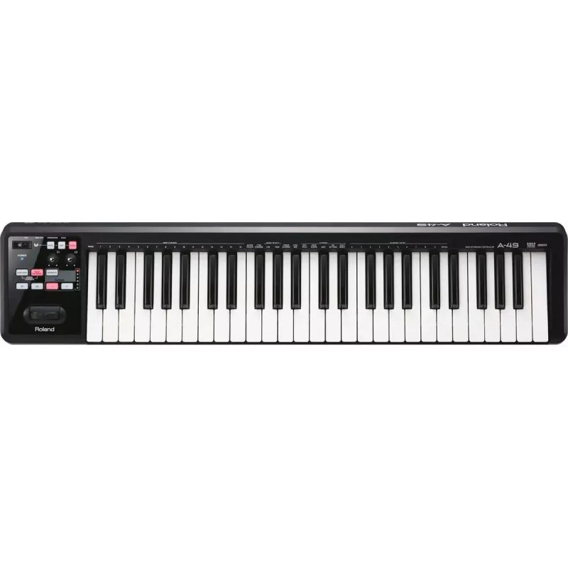 MIDI-Tastatur Roland A-49 49 Tasten USB Schwarz Weiß