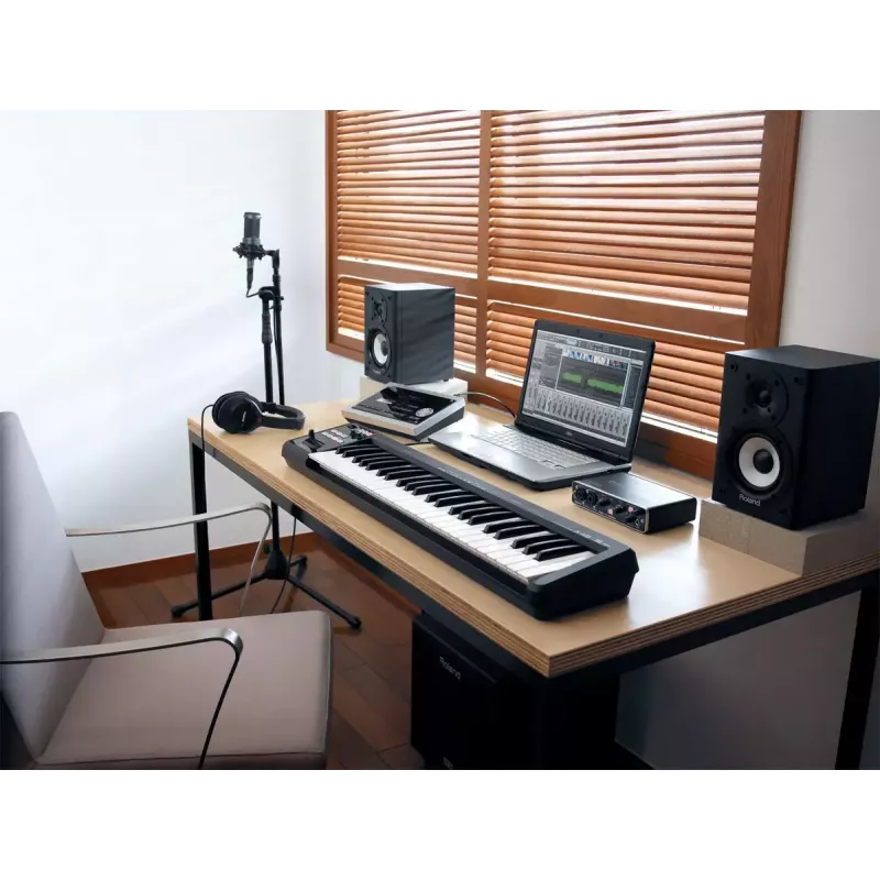 MIDI-Tastatur Roland A-49 49 Tasten USB Schwarz Weiß