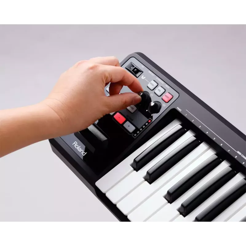 MIDI-Tastatur Roland A-49 49 Tasten USB Schwarz Weiß