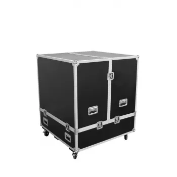 Flightcase Roadinger 31000433 Sperrholz Schwarz Silber 69,8 kg