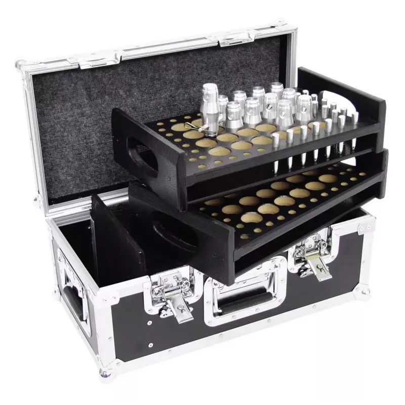 Flightcase Roadinger 30126500 Sperrholz Schwarz Silber 8,8 kg