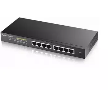 Zyxel GS1900-8HP Managed L2 Gigabit Ethernet (10/100/1000) Power over Ethernet (PoE) Schwarz