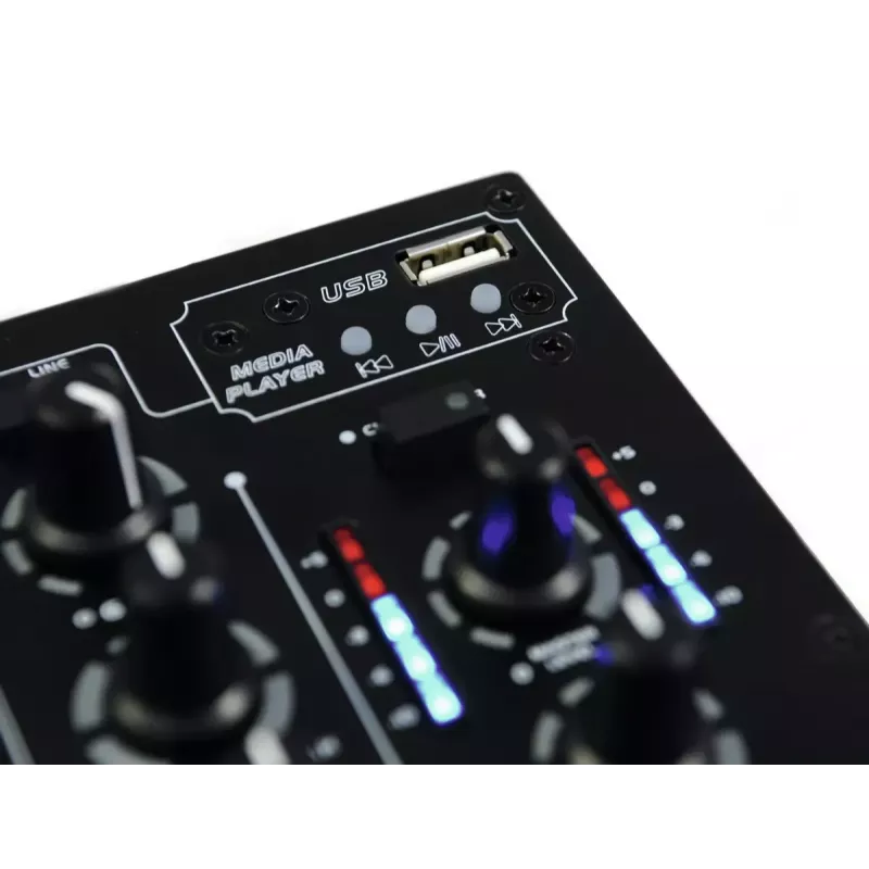 Audio-Mischpult Omnitronic 10006879 3 Kanäle 20 - 20000 Hz Schwarz