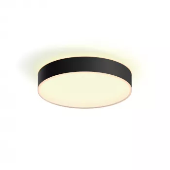 Philips Hue White ambience Enrave mittlere Deckenleuchte, Smarte Deckenleuchte, Bluetooth, Schwarz, LED, Metall, Nicht auswechselbare(s) Leuchtmittel