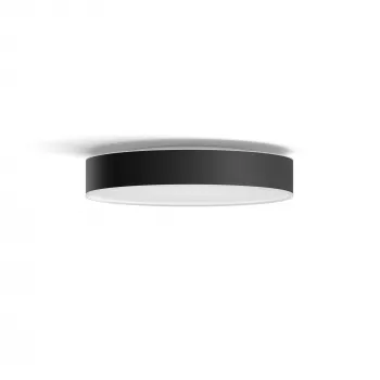 Philips Hue White ambience Enrave mittlere Deckenleuchte, Smarte Deckenleuchte, Bluetooth, Schwarz, LED, Metall, Nicht auswechselbare(s) Leuchtmittel