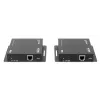 Manhattan 1080p HDMI KVM over IP Extender Kit, Verlängert 1080p@60Hz Signal bis zu 120m mit einem einzigen Cat6 Ethernet-Kabel oder einem IP-fähigen Netzwerk, Sender und Empfänger, USB-A-Anschlüsse für PC/Maus/Tastatur, Schwarz, Drei Jahre Garantie
