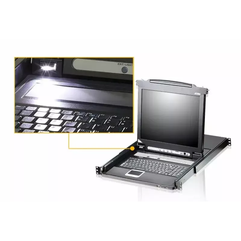ATEN CL5716M 16-Port LCD KVM Rack-Konsole