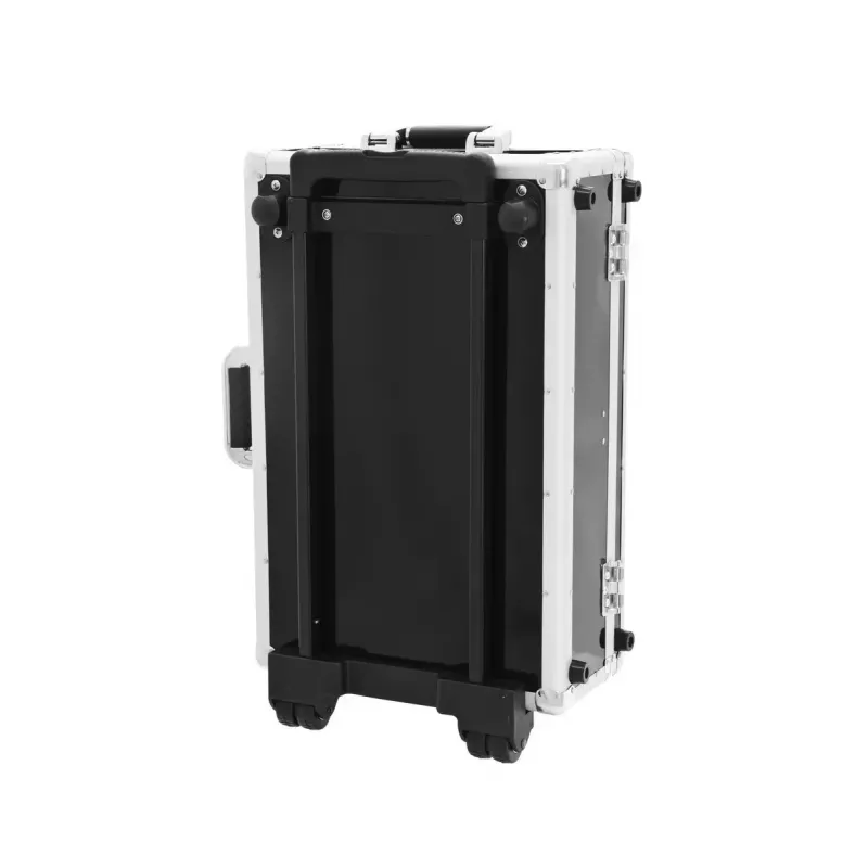 Trolley-Case Roadinger 30122087 Sperrholz Schwarz Silber Schallplatten
