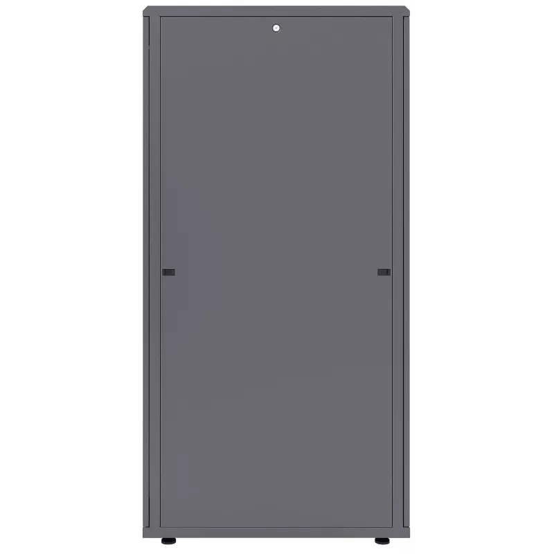 Intellinet 19-Zoll-Serverschrank – freistehend, 47HE, 800 x 1000 mm (Breite x Tiefe), schwarz, Flatpack, max. 1500 kg, Mehrpunkt-Türverriegelung, eine Verriegelung pro Seitenwand, nutzbare Tiefe 123 bis 773 mm, IP20, Rack, Stahl