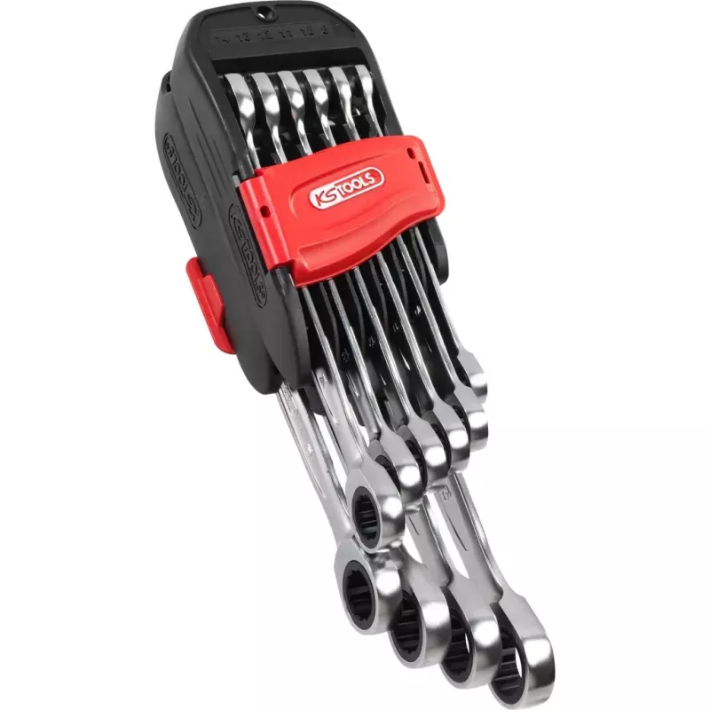 KS Tools GEARplus 503.4250 Ratschen-Ringschlüsselsatz, 10 Stk.