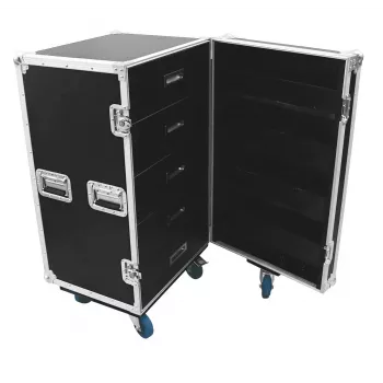 Flightcase Roadinger 30126428 Sperrholz Schwarz Silber 59,4 kg