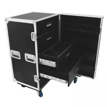 Flightcase Roadinger 30126428 Sperrholz Schwarz Silber 59,4 kg