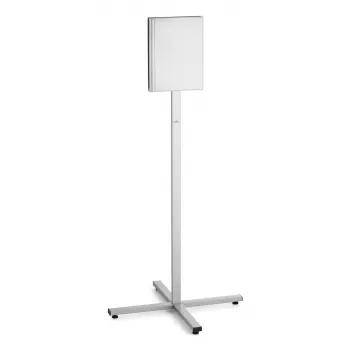 Infoständer Durable 502057 A4 Edelstahl, Anthrazit/Grau, 638×638×1348 mm