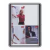 Nobo Premium Plus magnetische abschließbare Informationstafel mit Klapptür 8xA4